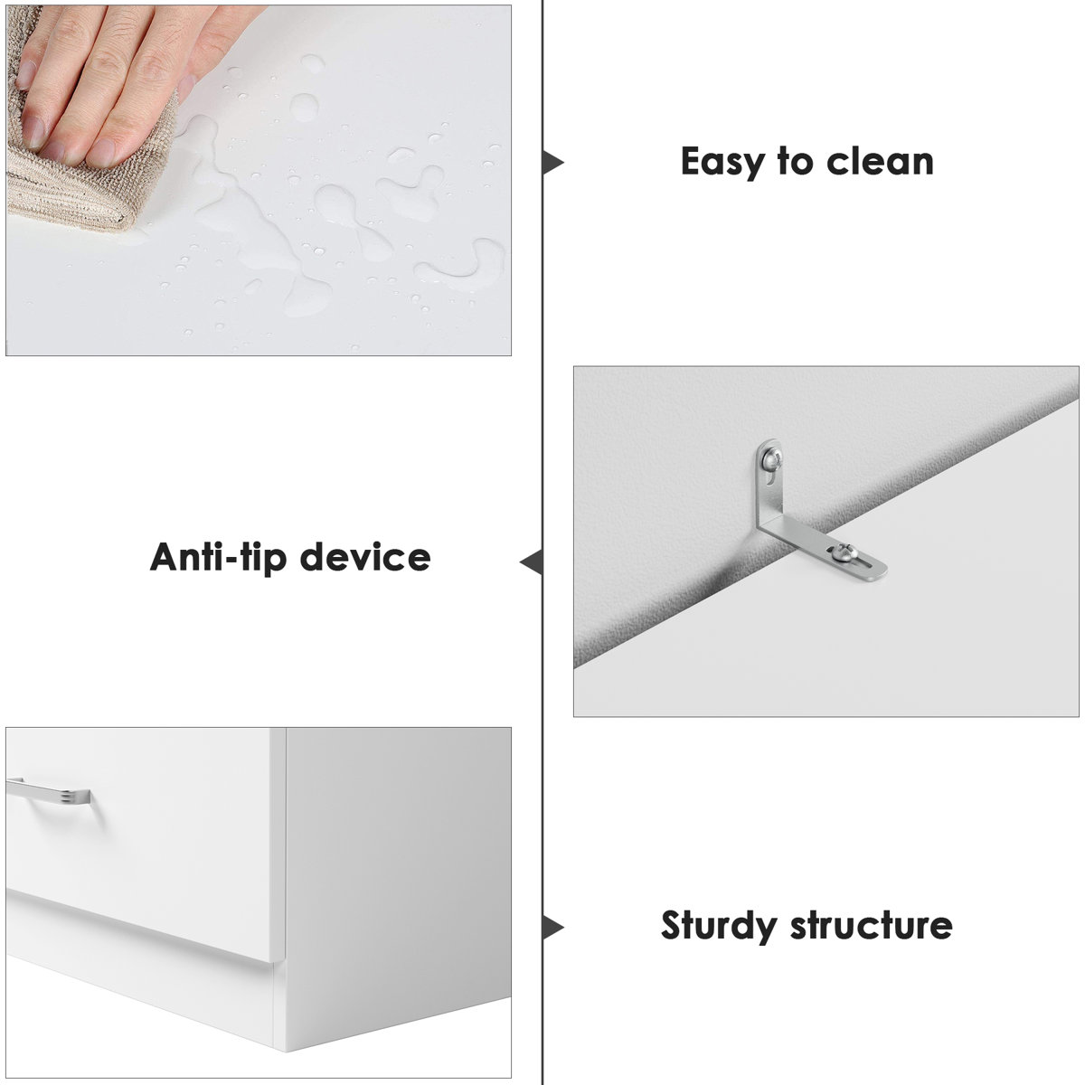 Kahler 70.9'' H x 23.6'' W Standard Bookcase with 3 Drawers